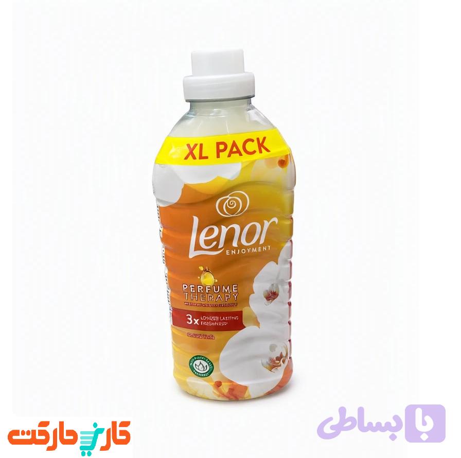 نرم‌کننده لباس لنور (Lenor) مدل Perfume Therapy با رایحه Orchid & Vanilla (ارکیده و وانیل)