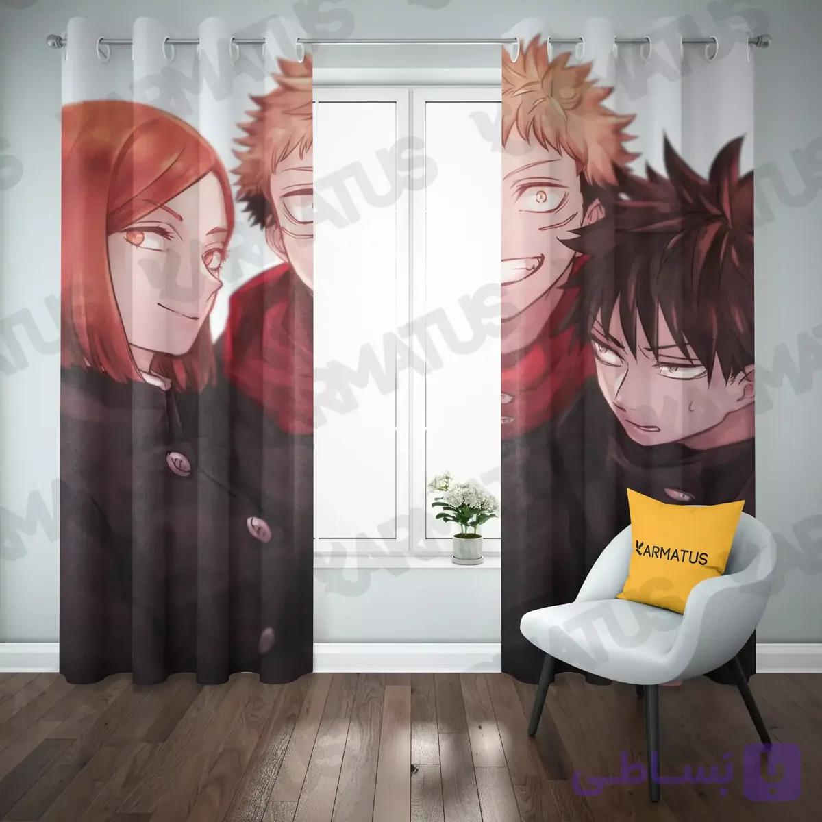 پرده پانچ انیمه جوجوتسو کایسن | کالکشن Anime – مدل JJK-017 — تصویر 1