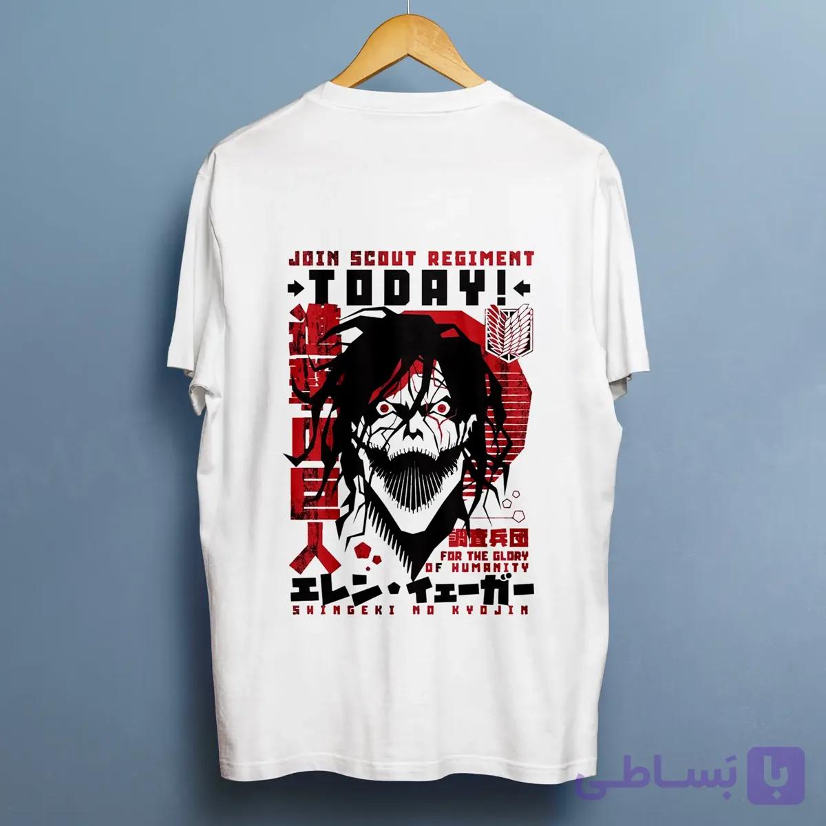 تیشرت اتک آن تایتان | کالکشن Anime – مدل AOT-30 — تصویر 1