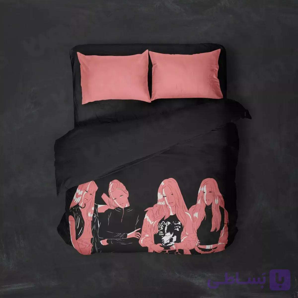 روتختی طرح بلک پینک Black Pink کد 8 — تصویر 1