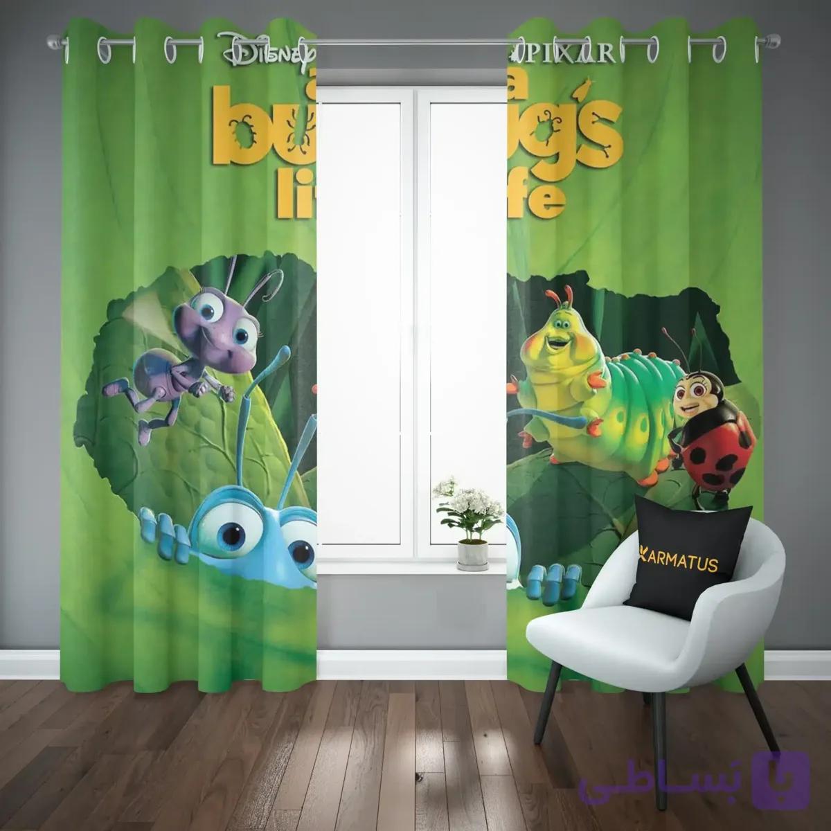 پرده پانچ طرح زندگی یک حشره A Bug’s Life کد 10