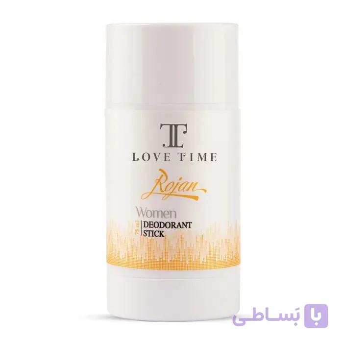 استیک دئودورانت لاو تایم مدل روژان زنانه — تصویر 1