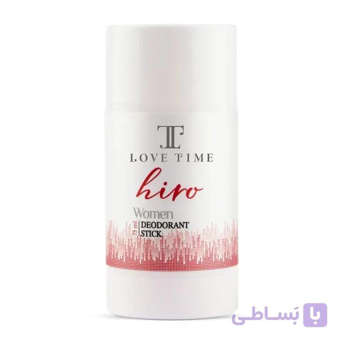 استیک دئودورانت لاو تایم مدل هیرو زنانه — تصویر 1