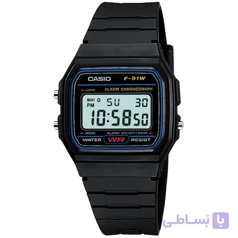 ساعت مچی کاسیو مدل F-91W-1 — تصویر 1