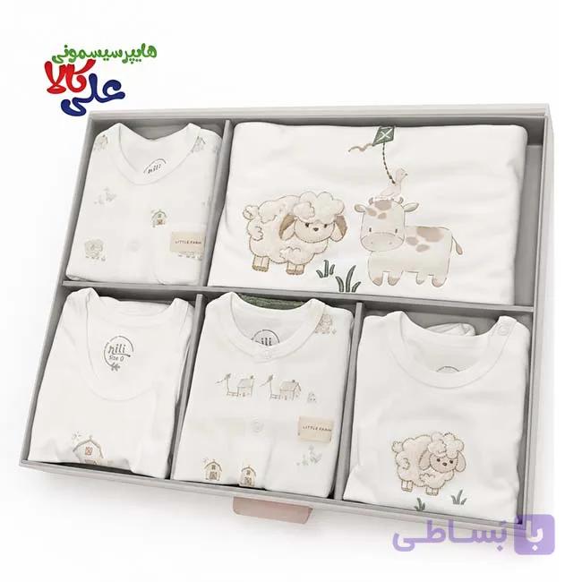 ست نوزادی ۱۹ تکه نیلی Nili طرح گاو و گوسفند
