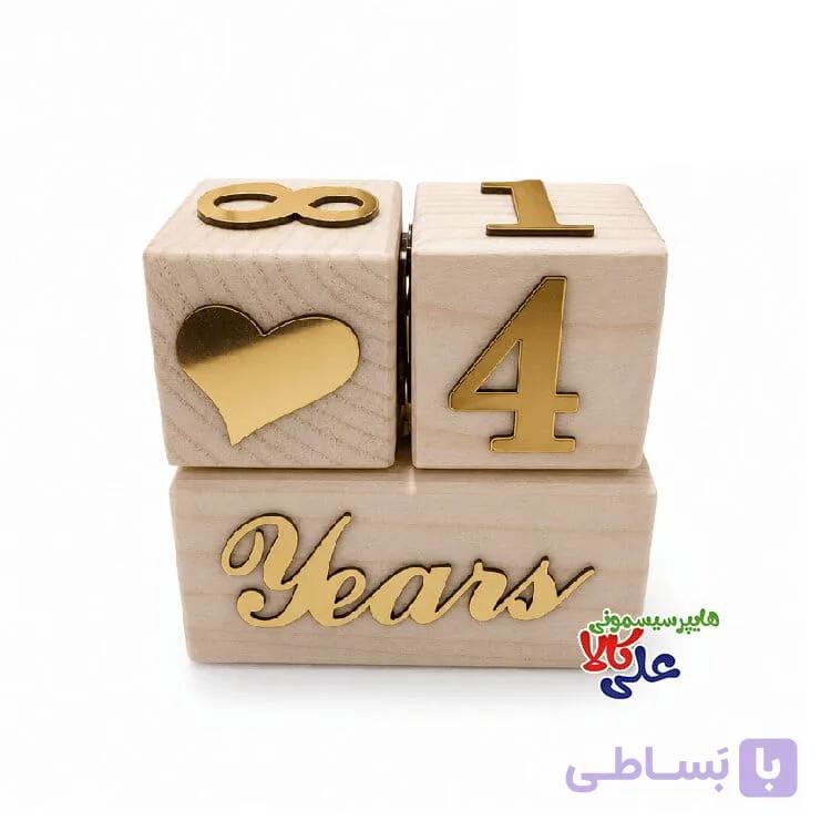 مکعب چوبی ماهگرد نوزاد