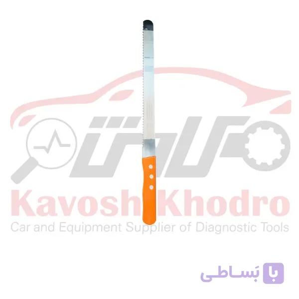 موم کش دسته چوبی اره ای — تصویر 1
