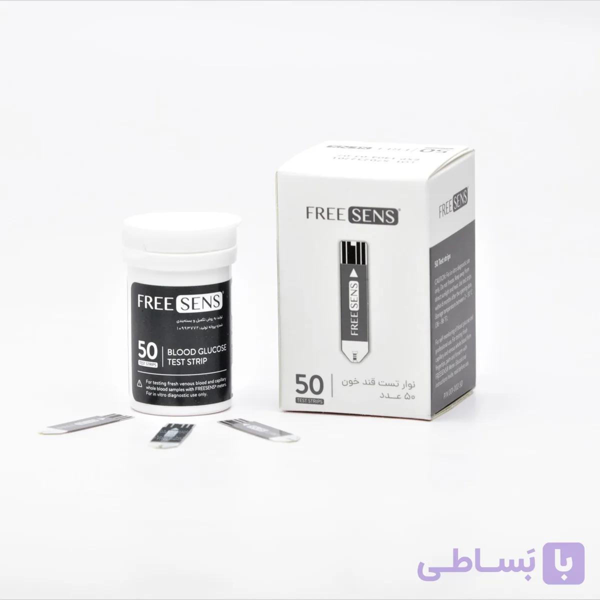 نوار تست قند خون آوان مدل AGS01 بسته 50 عددی — تصویر 1