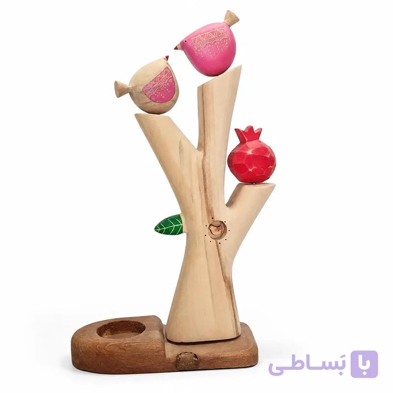 جاشمعی پرنده چوبی — تصویر 1