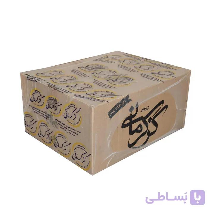 گز لقمه پسته 38 درصد زعفرانی فله‌ای کرمانی (کارتن 5 کیلوگرم)