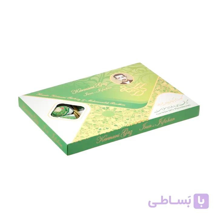 گز لقمه پسته 38 درصد زعفرانی – 200 گرم — تصویر 1