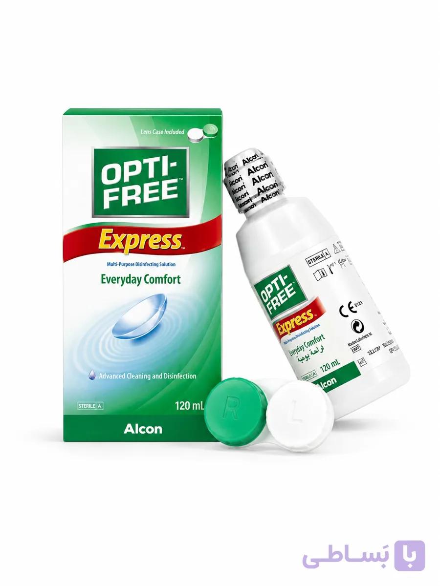 محلول شستشو و نگهداری لنز سافت اپتی فری پیورمیست (opti-free-puremoist) 120 میل