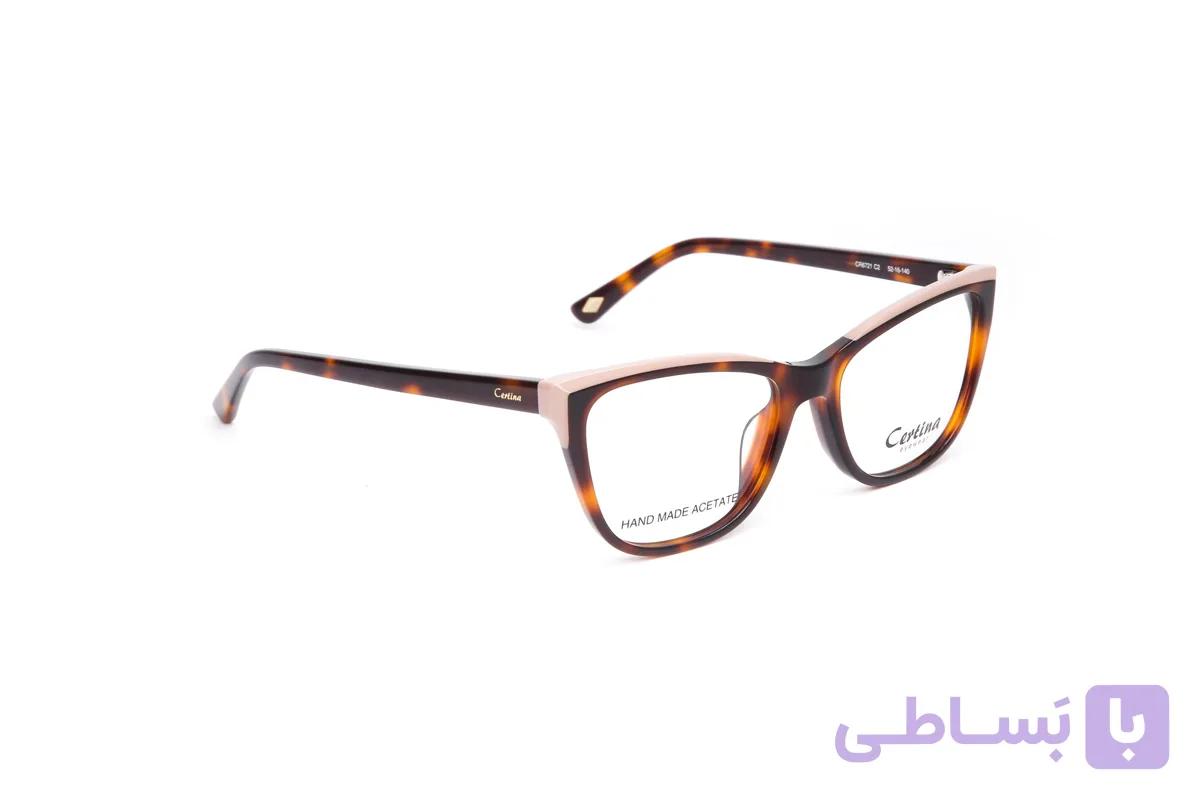 فریم عینک طبی زنانه سرتینا (Certina) مدل CR6721 دست‌ساز
