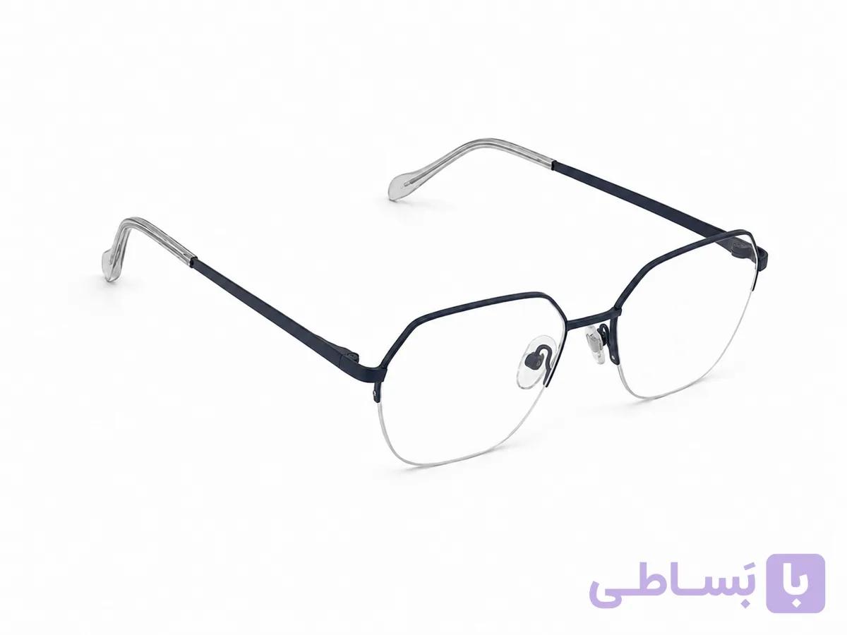 فریم عینک طبی زنیت (Zenit) مدل ze-3318 فلزی (نیم‌فریم)
