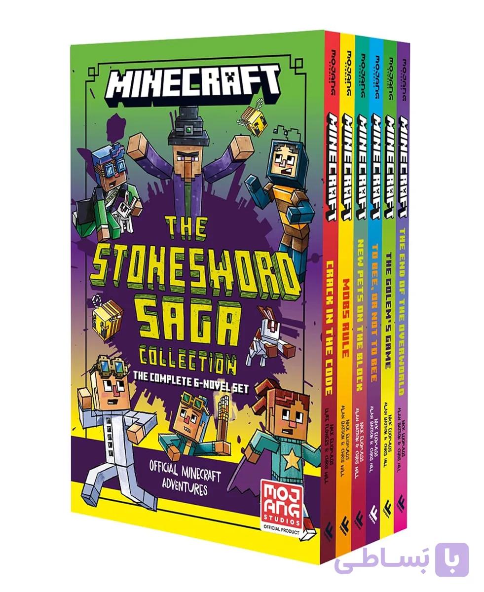 پک Minecraft Complete 6 Book Stonesword Saga مجموعه 6 جلدی ماینکرفت — تصویر 1