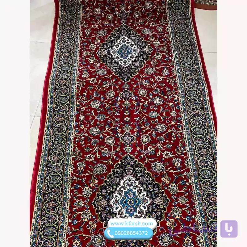 فرش کناره لاکی نقشه کاشان 700شانه ورژن — تصویر 1