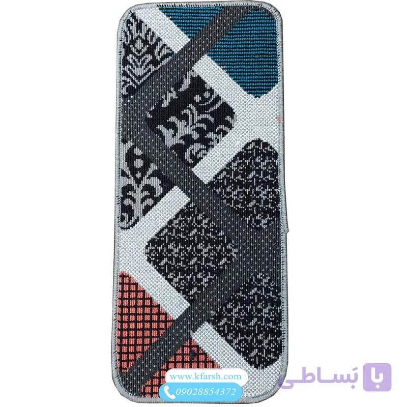 گلیم پله طوسی به همراه ست پاگرد کد 3090 — تصویر 1