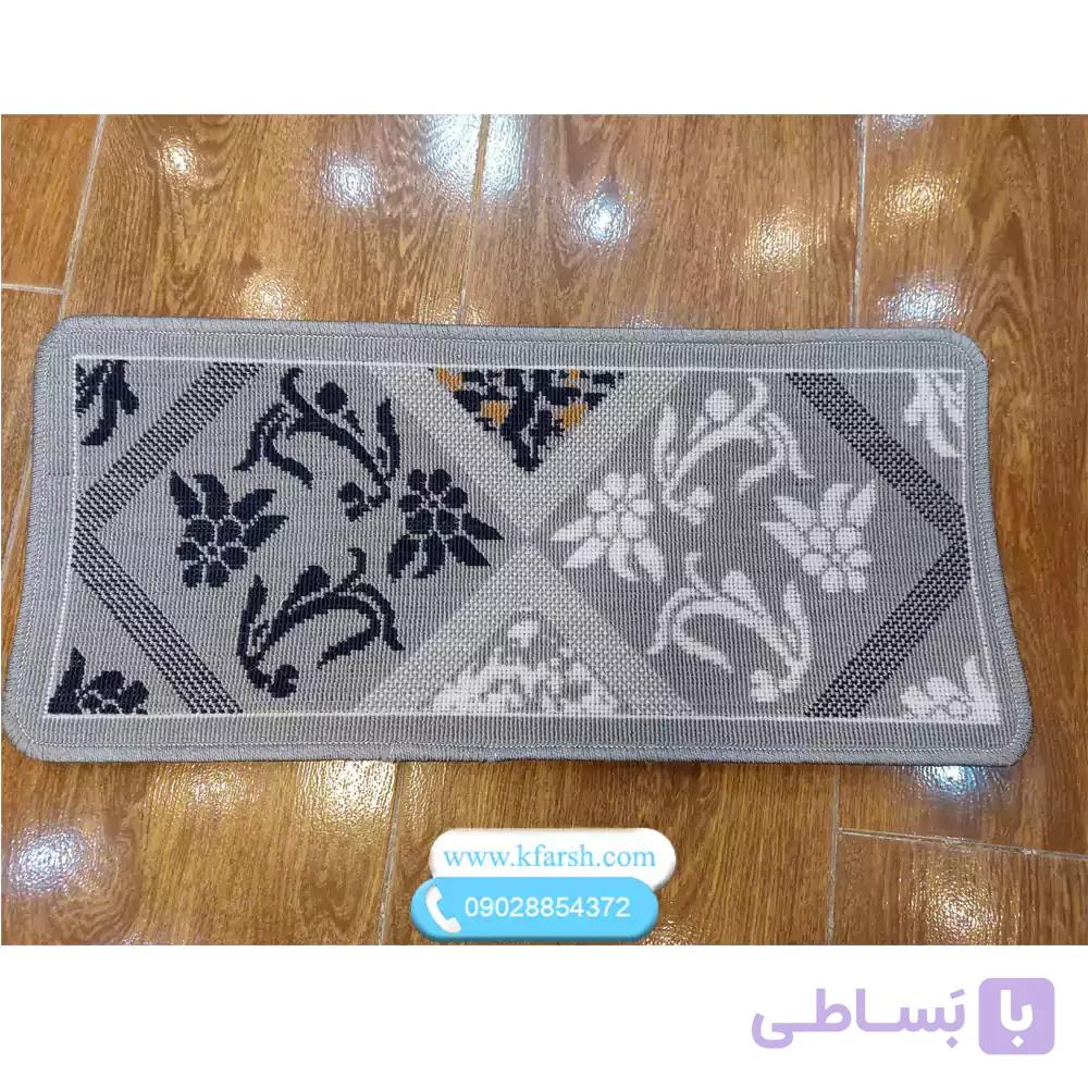 گلیم پله طوسی شیک به همراه ست پاگرد کد 10 — تصویر 1