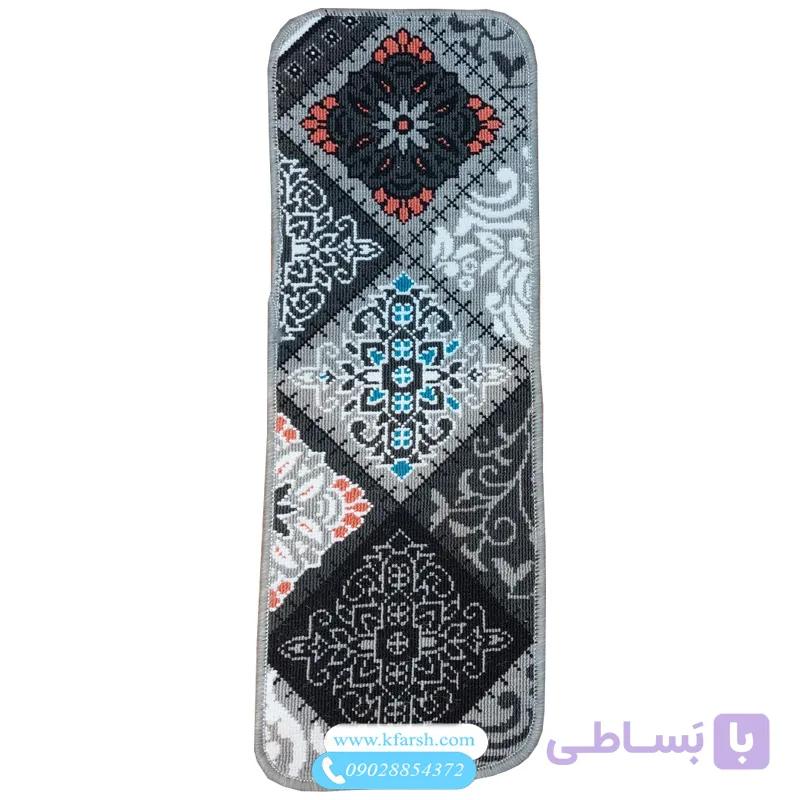 گلیم راه پله طوسی به همراه ست پاگرد کد 3150 — تصویر 1