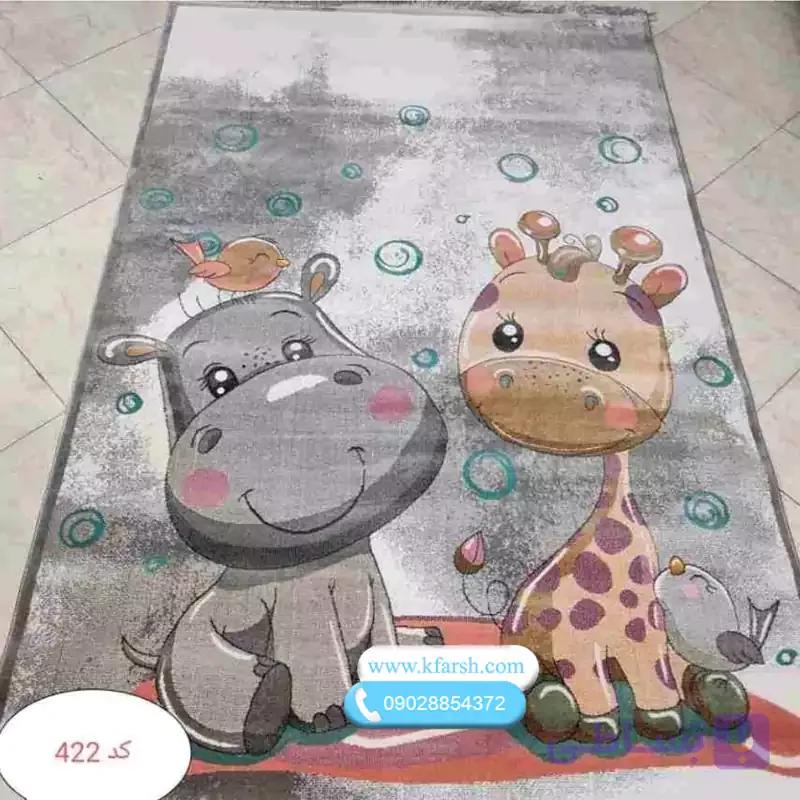 فرش عروسکی اتاق کودک پسرانه کد422