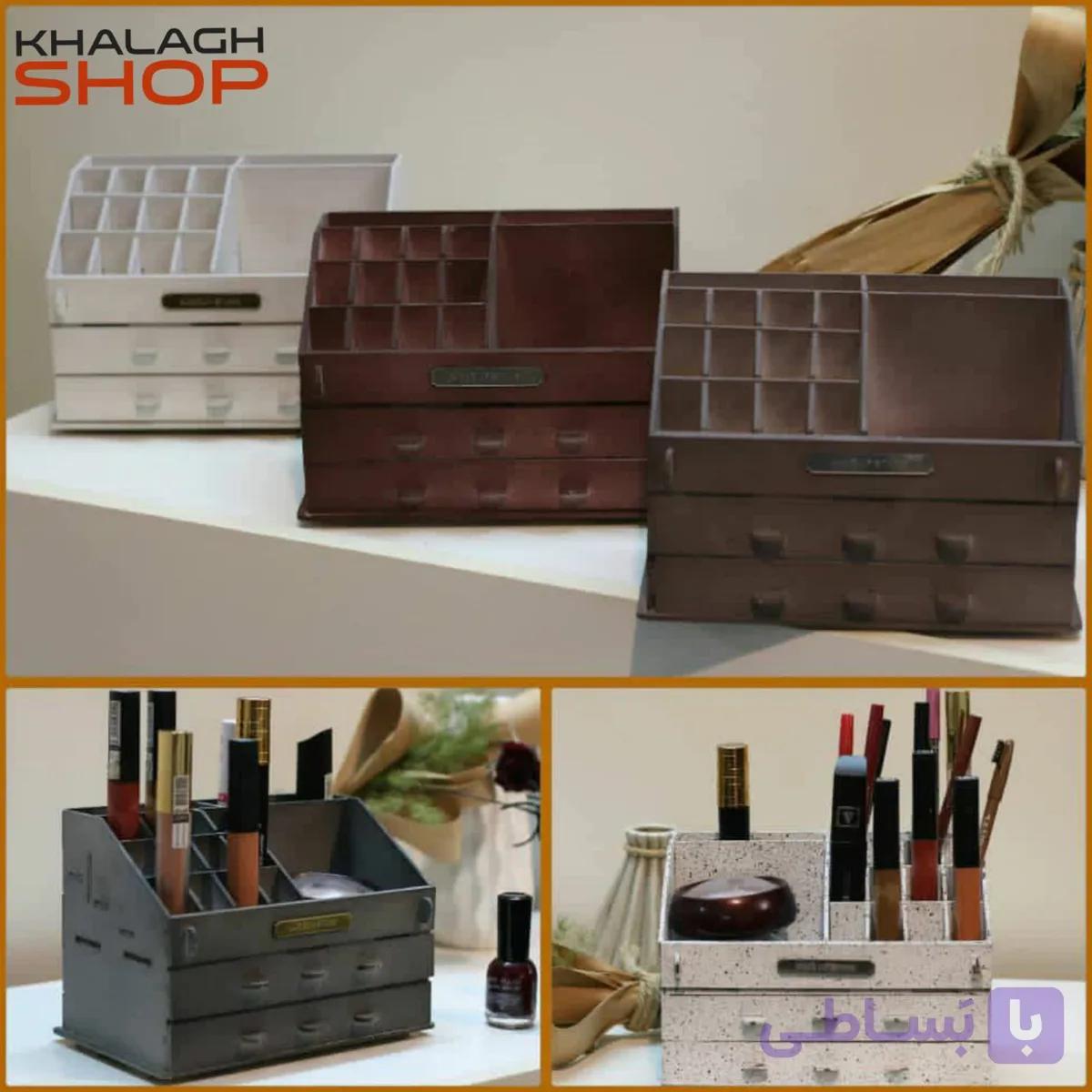 استند لوازم آرایشی چوبی کد 02 — تصویر 1