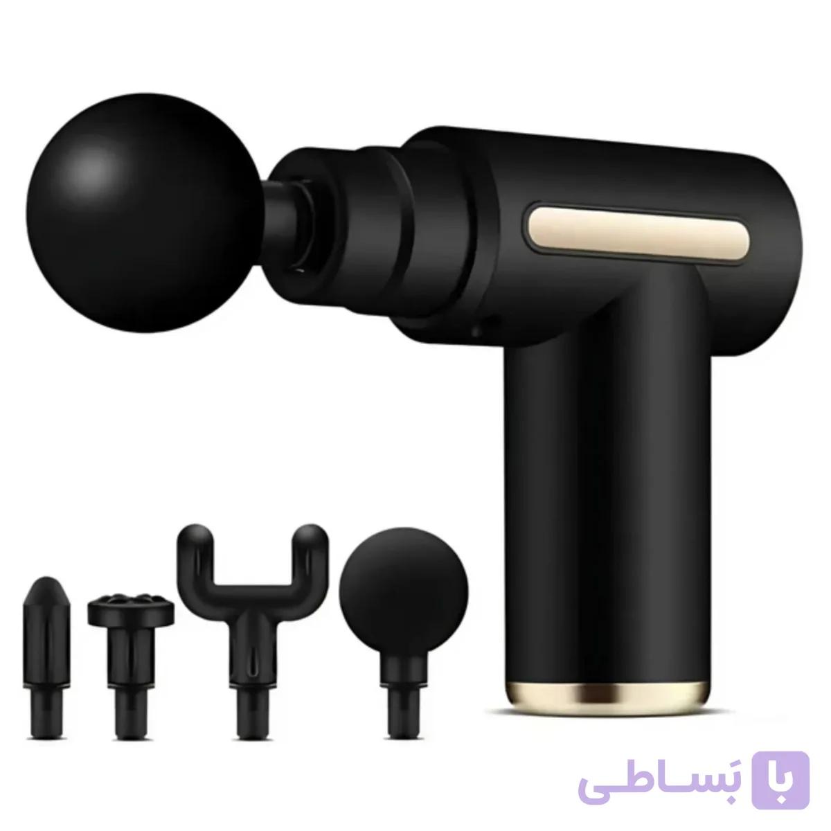 ماساژور تفنگی شارژی 4 سر مدل اقتصادی Massage gun 25W — تصویر 1