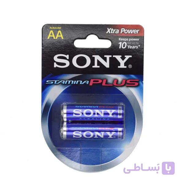 باتری قلمی سونی مدل سوپر آلکالاین استامینا پلاس پک ۲ عددی super Alkaline sony