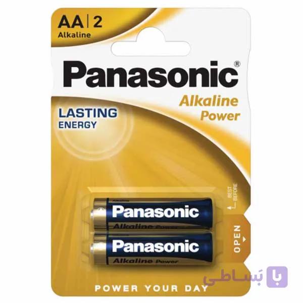 باتری قلمی پاناسونیک آلکالاین اصلی پک 2 عددی Panasonic LR6-2BL — تصویر 1