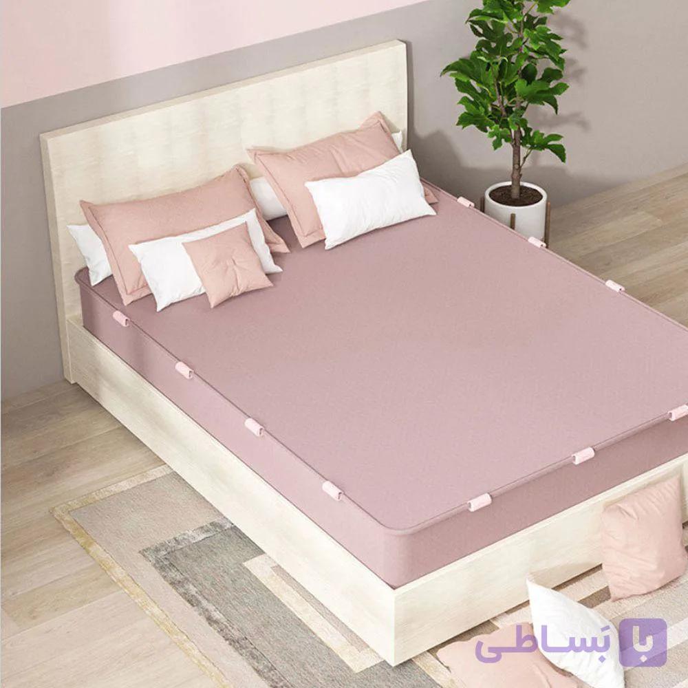 نگهدارنده روتختی ملحفه و نظم دهنده گیره روتختی و لباس 6 عددی — تصویر 1