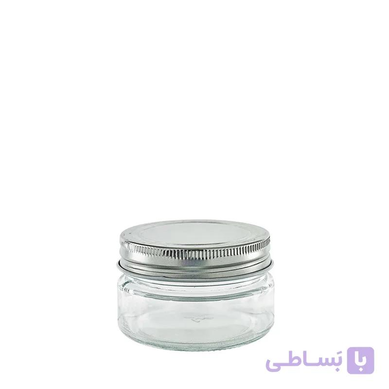 جاحبوباتی شیشه ای استوانه ای درب کانتینری سایز 5 کد 13 — تصویر 1