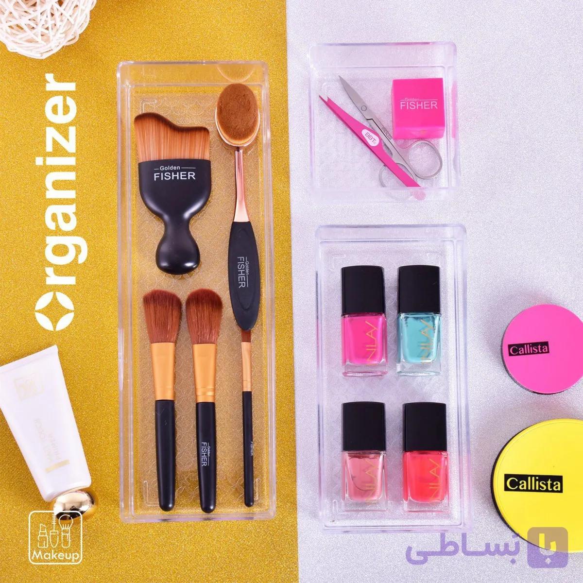 پک نظم دهی کشو آریسام نظم دهنده کشو کابینت قاشق و چنگال 3 عددی کد 529 — تصویر 1