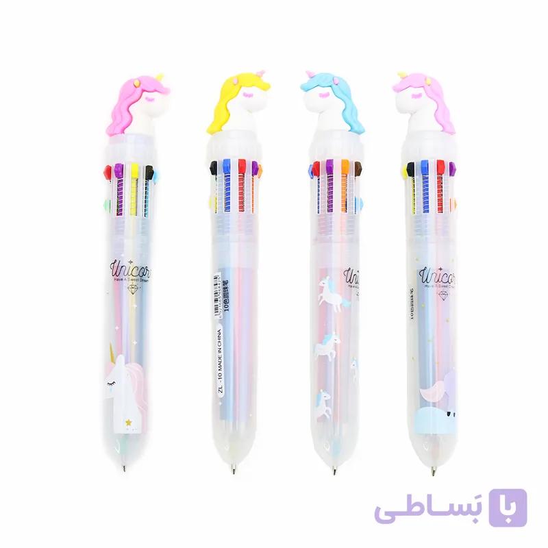 خودکار 10 رنگ یونیکرن اسب تک شاخ — تصویر 1