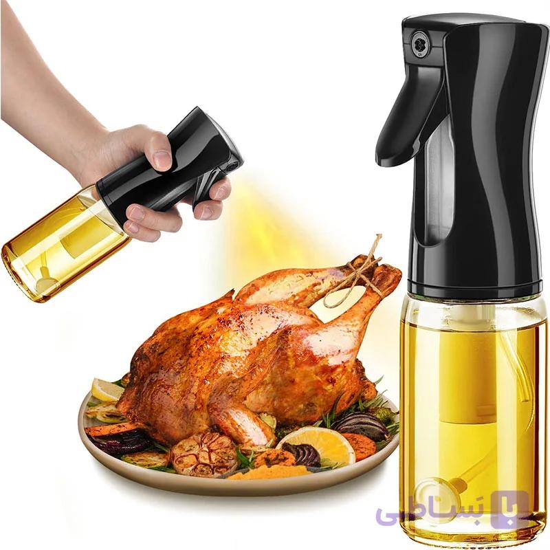بطری اسپری روغن شیشه ای 250ml — تصویر 1