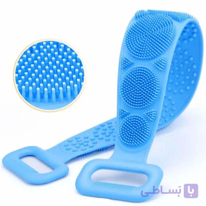 لیف سیلیکونی دسته دار حمام-لیف پشت شور کد 708 — تصویر 1