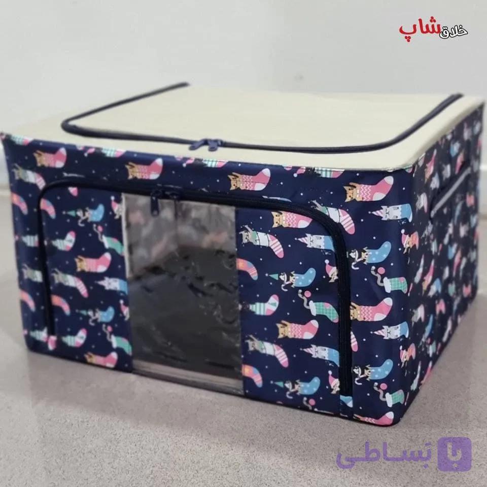 باکس لباس پارچه ای اسکلت دار عروسکی کد F80 — تصویر 1