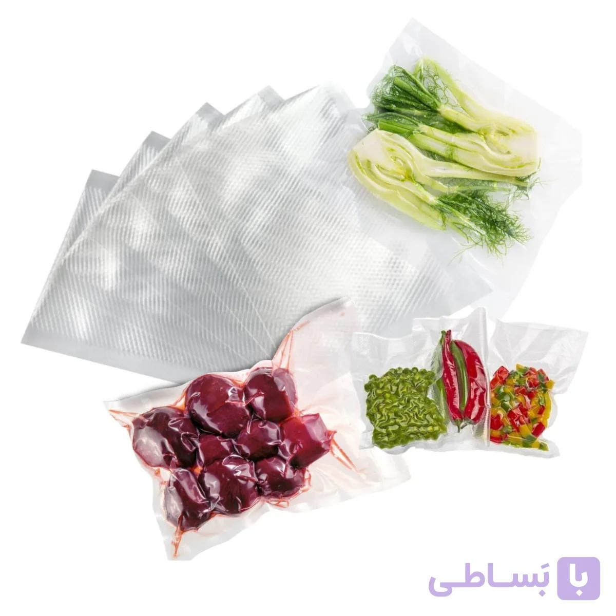 پلاستیک وکیوم موادغذایی 25×35 متوسط بسته 10 عددی — تصویر 1