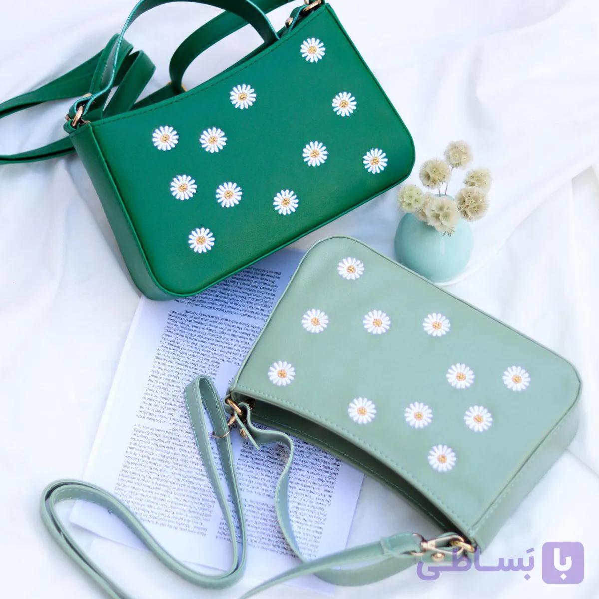 کیف زنانه گل بابونه برجسته بلوما کد 301 — تصویر 1