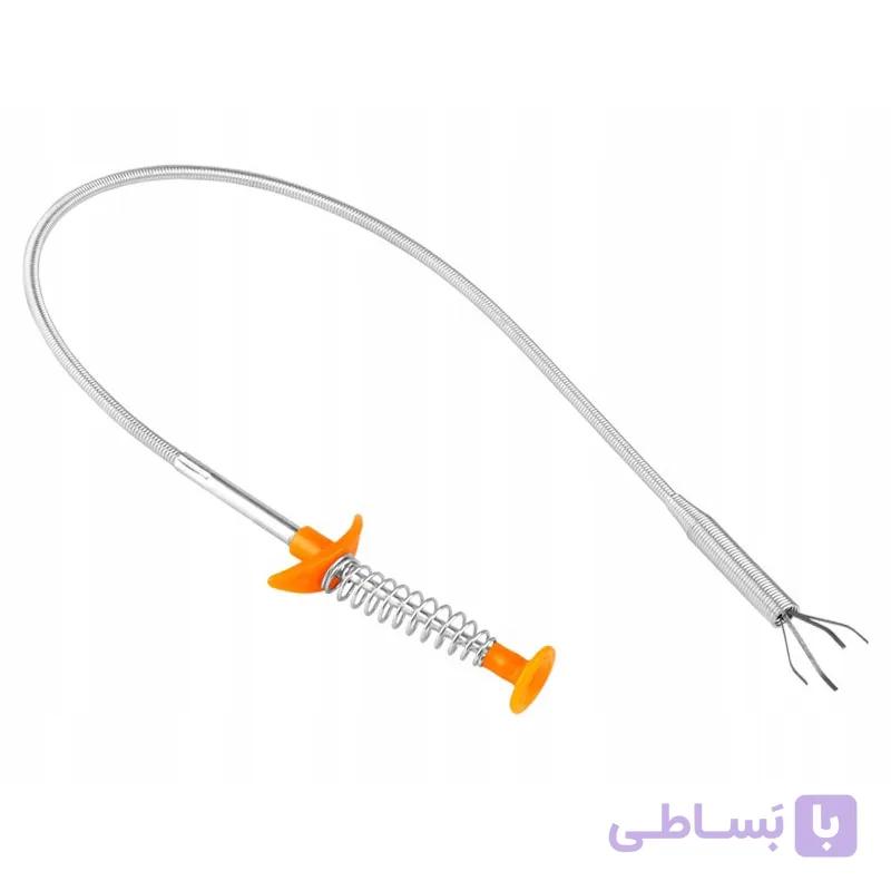 گیره چنگک دار برداشتن اشیا (تمیز کردن مو داخل لوله فاضلاب) کد 58C — تصویر 1