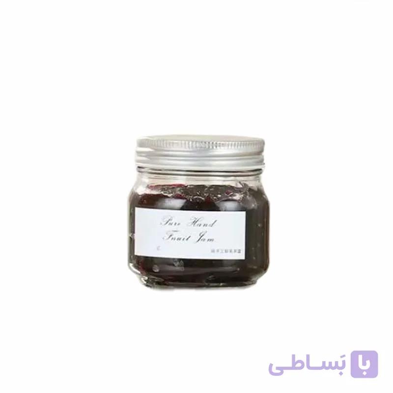 جار شیشه ای چهارگوش درب کانتینری سایز 1 کد 7 — تصویر 1