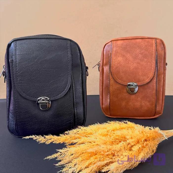 کیف مردانه اسپرت چرمی آلن کد 104 — تصویر 1