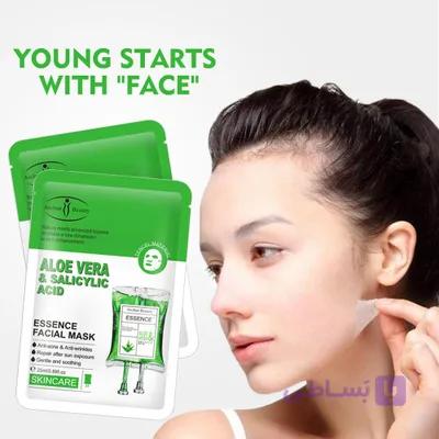 ماسک صورت ورقه ای آلوئه ورا آیچون بیوتی Aloe Vera & Salicylic Acid Essence — تصویر 1