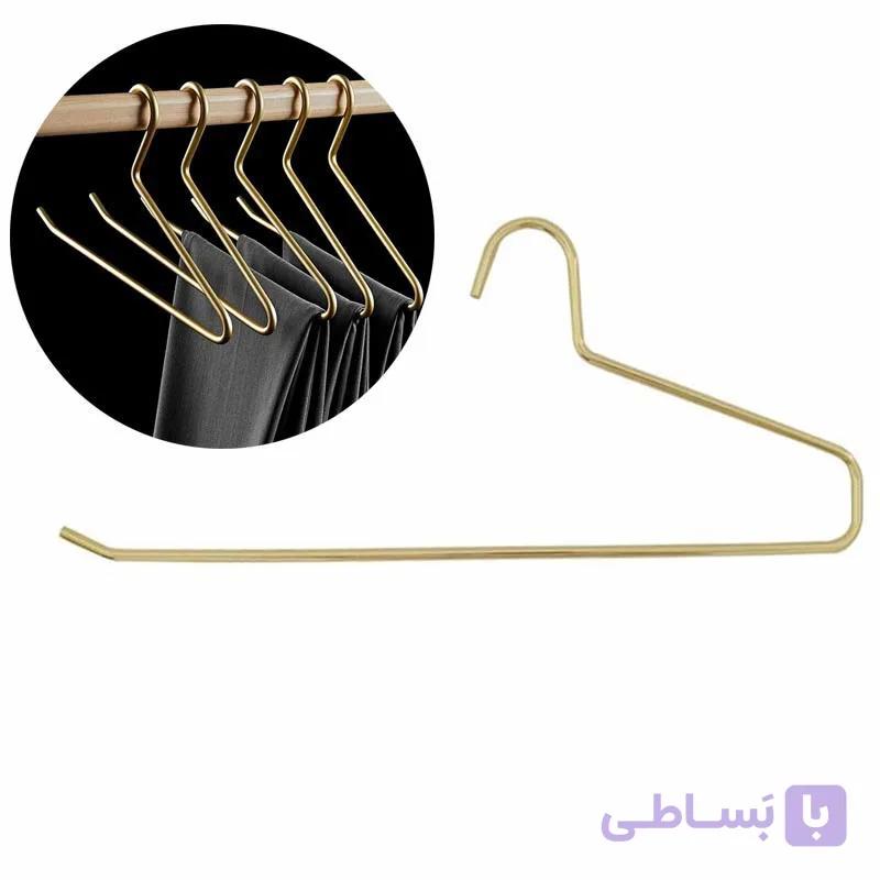 آویز شال و شلوار یکطرفه ضخیم طلایی 3 عددی — تصویر 1
