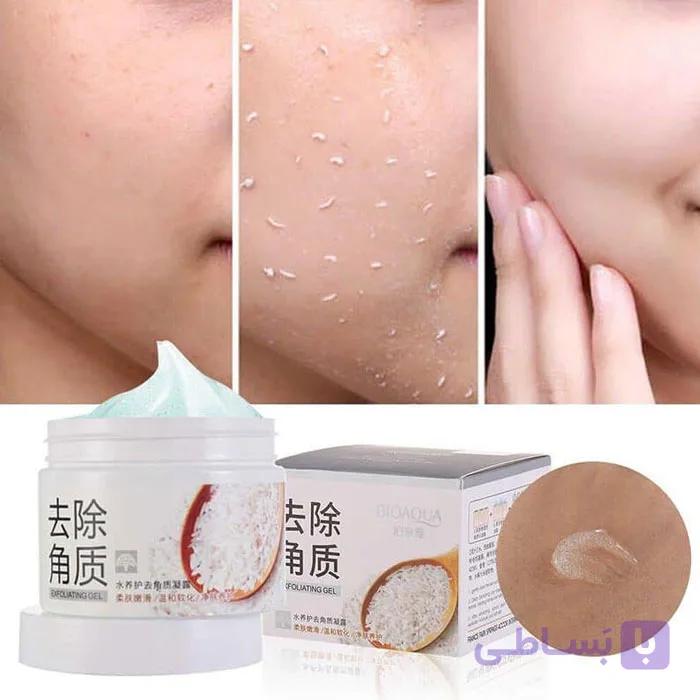 ژل لایه بردار برنج بیوآکوا اسکراب سفید کننده BIOAQUA — تصویر 1