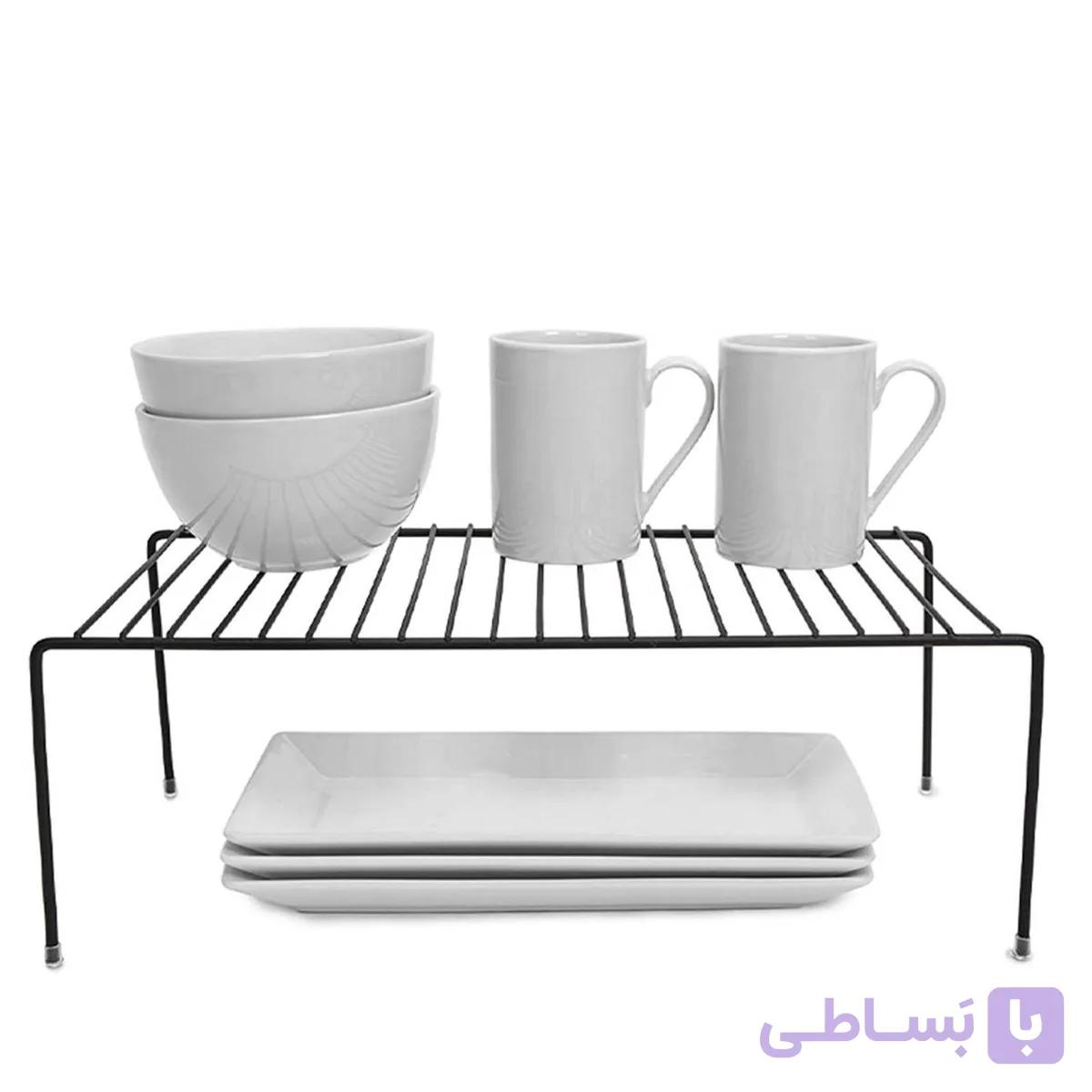 راف 1 طبقه سالوت ضخیم مشکی کد 151 — تصویر 1