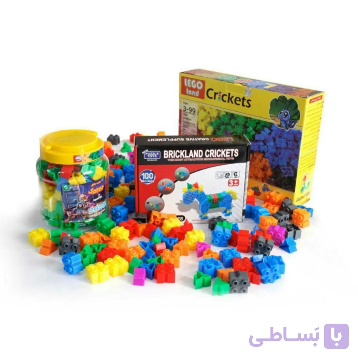 لگو سرزمین خشتی جیرجیرک 200 عددی — تصویر 1