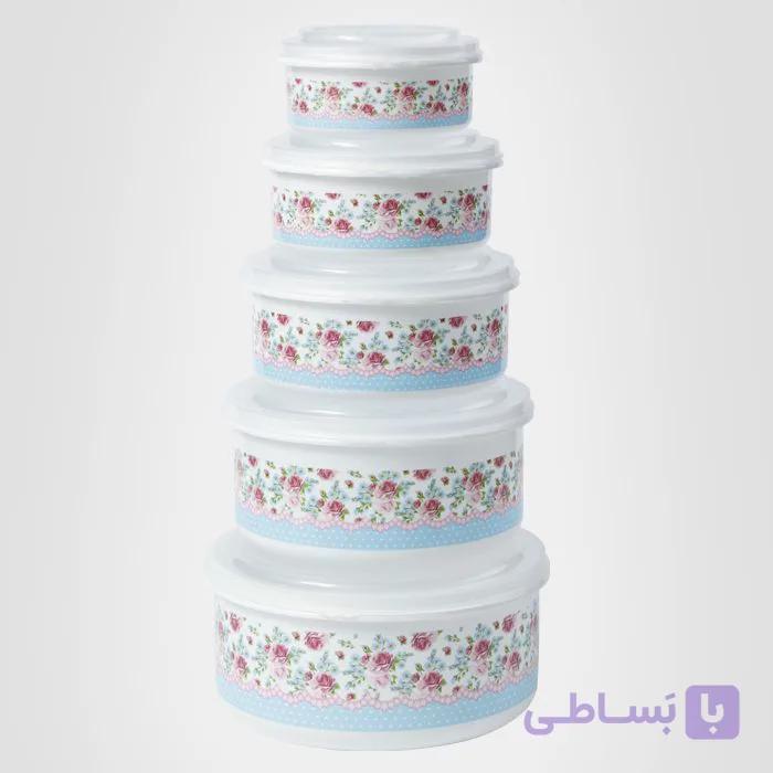 ظرف نگهدارنده 5 عددی مدل گرد fresh keeps — تصویر 1