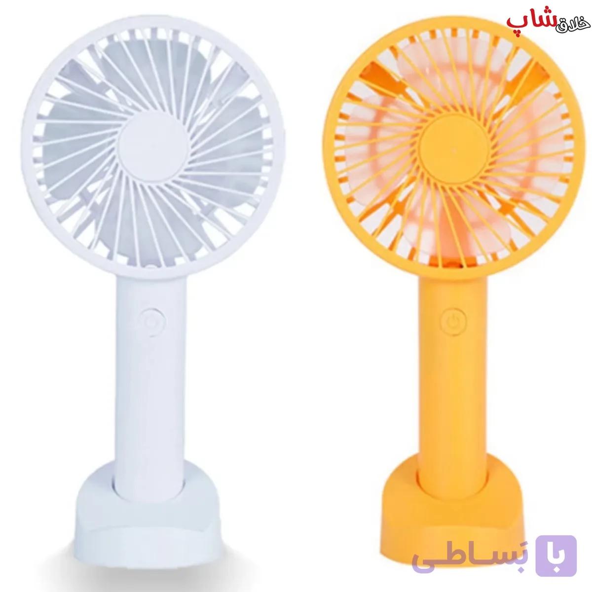 پنکه دسته دار شارژی کد f02 — تصویر 1