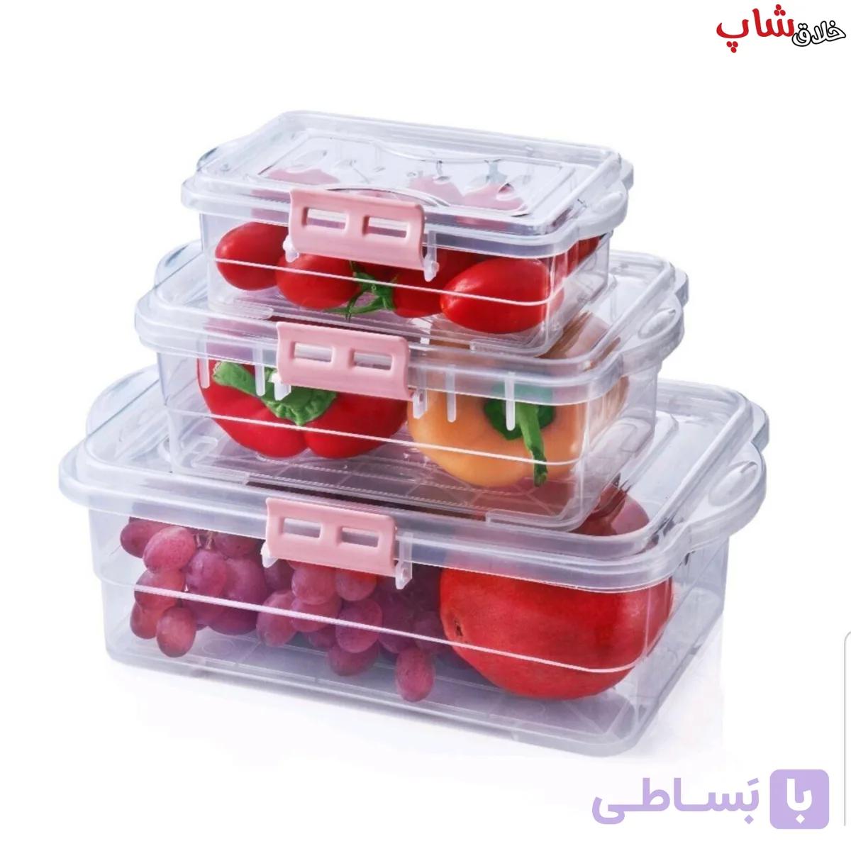 ظرف نگهدارنده 3 عددی ویرو شفاف کد ZF23 — تصویر 1