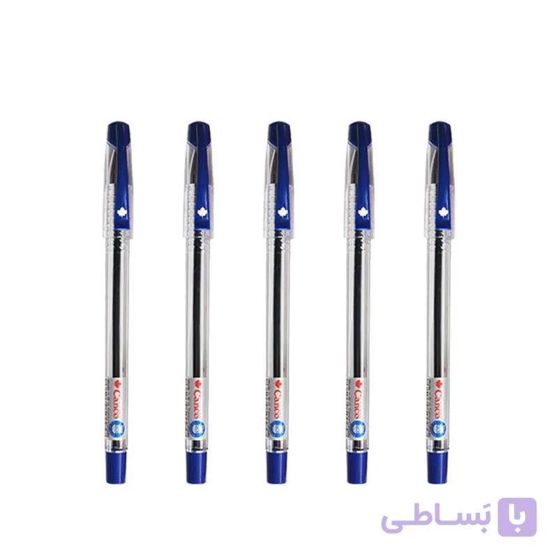 خودکار آبی کنکو (مجموعه 5 عددی) مدل Fino 0.7 — تصویر 1