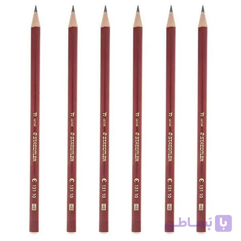 مداد مشکی استدلر (6 عددی) Steadtler مدل Camel — تصویر 1